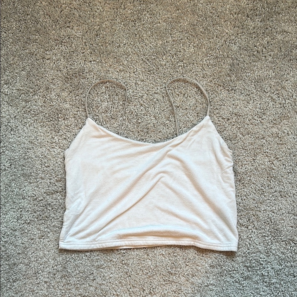 PacSun Cream Spaghetti Strap Camisole